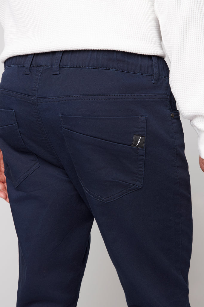 JAGGER - 5 Pocket Soft French Terry Classic Jogger - Navy DNM.WORKS