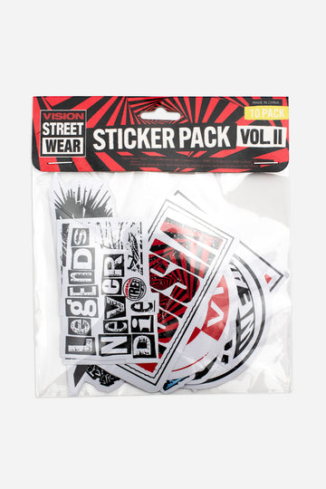 10-Pack Multi Stickers - Volume 2 VISION STREET WEAR