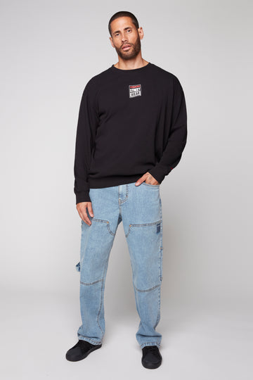 DORFMAN - Loose Fit Carpenter Pant - Dark Stone Denim VISION STREET WEAR