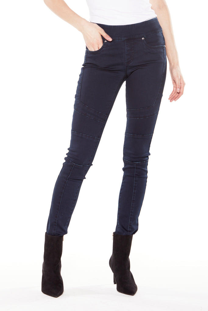 LICTZNEE Machine Washable Classic Pull-On Jeggings For Women