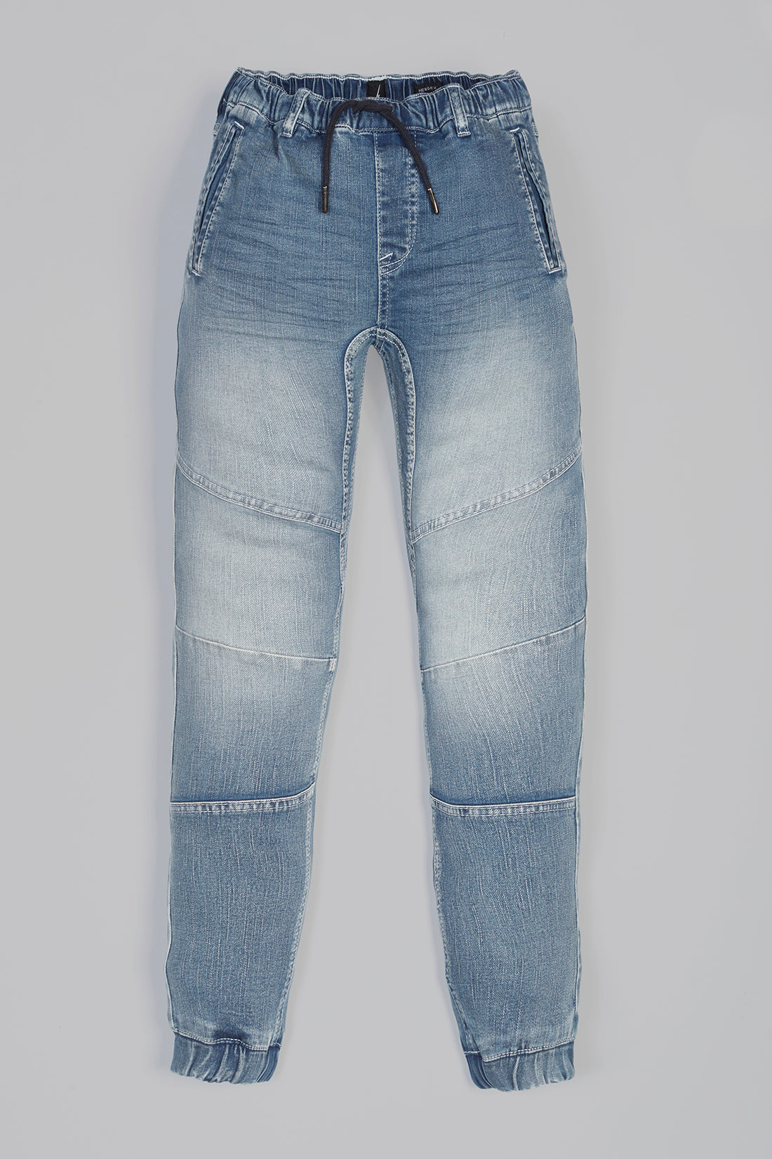 KIDS HENDRIX - 5 Pocket Flex Denim Moto Stitch Jogger - Vintage